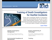 Tablet Screenshot of detech.net